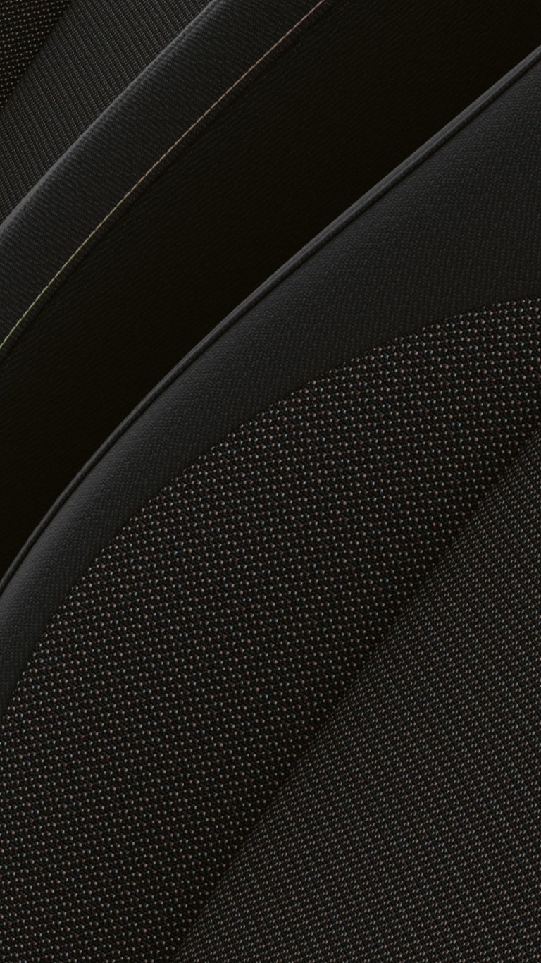 Þriggja dyra MINI Cooper SE – innanrými – staðlað útlit